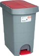 Ведро с педалью Planet Pelican 20 л Серо-красное (10730kmd) - изображение 9