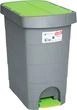 Відро з педаллю Planet Pelican 60 л Сіро-зелені (10733kmd) - зображення 9