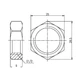 Контргайка 1/2" нікельована SF35015 Thermo Alliance - зображення 2