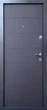 Входная дверь Qdoors Горизонталь Венге темный (850х2050) мм - изображение 2