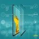 Защитное стекло Piko 9H для смартфона Xiaomi Redmi Note 10/Xiaomi Redmi Note 10S Black (1283126511288) - изображение 3