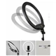 Кольцевая светодиодная Led лампа K18-450CW 45 см на 3 держателя для телефона - изображение 3