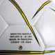 Мяч футбольный ламинированный Core №5 DIAMOND 024 White-Blue-Yellow - изображение 3