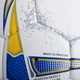 Мяч футбольный Core №5 COMPOSITE LEATHER 001 White-Blue-Yellow - изображение 3