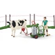 Ігровий набір Schleich Доїння корів з приладдям (41428) - зображення 3