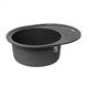Кухонная мойка Lidz 620x500/200 GRF-13 (LIDZGRF13620500200) - изображение 3