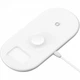 Бездротове зарядний пристрій Baseus Smart 3 в 1 (WX3IN1_C02) 18W White (Phone + Watch +Pods) - зображення 6
