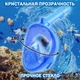 Детская X/S Панорамная Снорклинг Маска (3-10лет) Полнолицевая FB KidsStyle для плавания в море, ныряния под воду с трубкой Плавательные Подводные Очки для снорклинга - мономаска на все лицо с защитным клапаном Blue - изображение 5