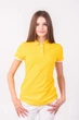 Футболка поло женская TvoePolo однотонная XL Желтое (5717-44xl) - изображение 1