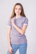 Футболка поло женская TvoePolo однотонная XS Серое (5717-33xs) - изображение 2