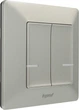 2-клавішний розумний бездротовий вимикач Legrand Valena Life with Netatmo Алюміній (752387) - зображення 3