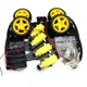 Шасі робота 4WD комплект чорна для Arduino - зображення 2