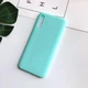 Чехол Soft Touch для Samsung Galaxy A70 2019 (A705) силикон бампер мятно-голубой - изображение 1