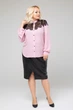 Блуза "Зефир" (розовый) 50 (XL) - изображение 3