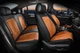 Накидки чехлы на сидения автомобиля из Алькантары 3D Elegant Modena Коричневые 700 137 - изображение 1