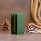 Визитница-книжка ST Leather 19215 Зеленая - изображение 3