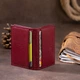 Визитница-книжка ST Leather 19218 Бордовая - изображение 5
