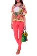 Джинсы PINKO 27 Коралловый (1G10D5 Z1HQ N57-27) - изображение 4