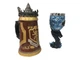 Подарочный набор Готика Кружка Game Of Thrones House Lannister Stein Игра Престолов Дом Ланнистеров и Бокал Дракон 650/200 мл - изображение 2