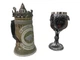 Подарочный набор Готика Кружка Game Of Thrones House Stark Игра Престолов Дом Старков и Бокал Fire and Blood 650/200 мл - изображение 2