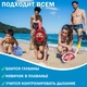 Полнолицевая снорклинг маска панорамная на все лицо - для плавания купания ныряния - плавательные очки мономаска на все лицо с трубкой и клапаном + крепление под экшн камеру для подводной съемки Aqua B II Размер L/XL Розовая (TM 001 704) - изображение 8