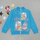 Утепленная кофта "Цветы" Lily kids для девочки 116 см Голубая 15745 - изображение 1