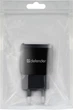 Мережевий зарядний пристрій Defender EPA-13 2xUSB 5V/2.1А Black (83840) - зображення 4