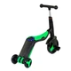 Самокат 3в1 JT 40405 Best Scooter, самокат-велобіг-велосипед, САЛАТОВИЙ, світло, 8 мелодій, колеса PU, переднє колесо d=20 см, задні d=11 см - зображення 6