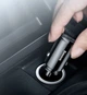 Автомобільний зарядний пристрій Baseus Circular Plastic USB/ Type-C 30 Вт Чорний (CCALL-YS01) - изображение 5