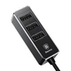 Автомобильное зарядное устройство Разветвитель на 4 USB-выхода Baseus Enjoy Together Black (5.5A) с защитой от перегрузки - изображение 5