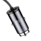 Автомобильное зарядное устройство Разветвитель на 4 USB-выхода Baseus Enjoy Together Dark Grey (5.5A) с защитой от перегрузки - изображение 6