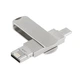 Флешка Flash Drive 16 Gb гб 3в1 Type-C, Lightning, Usb для Apple iPhone, MacBook, Android и ПК - изображение 1