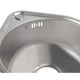 Кругла мийка з нержавіючої сталі Lidz 4539 0,8 мм Micro Decor (LIDZ4539MDEC) - зображення 6