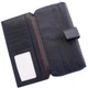 Кошелек клатч кожаный на молнии синий ST 228 dark blue - изображение 2