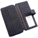 Кошелек клатч кожаный на молнии синий ST 228 dark blue - изображение 3