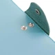 Кошелек женский кожаный купюрник вертикальный голубой ST 6745 light blue - изображение 5