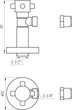 Кран кульовий SOLOMON 1/2" х 3/8" Retro з цангою (7077) - зображення 3