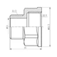 Перехід SD Forte 3/4"х1/2" ВЗ SF3602015 - зображення 2