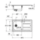 Набор Grohe мойка кухонная K400 31570SD0 + смеситель Concetto 32663001 - зображення 3