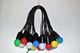 Уличная Гирлянда Retro Lampa 5м на 11 лампочек LED Цветные с влагозащитой IP44 (bus5S) - изображение 2