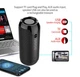 Бездротова портативна Bluetooth стерео колонка T & G 117 BLACK - зображення 4