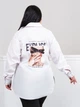 Рубашка "Ада" (белый) 50 (XL) - изображение 2