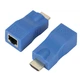 Удлинитель HDMI видео сигнала по UTP кабелю по одной витой паре передатчик преобразователь HDMI Extender rj45 по локальной сети CAT5e (Extender 30M) - изображение 1