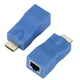 Удлинитель HDMI видео сигнала по UTP кабелю по одной витой паре передатчик преобразователь HDMI Extender rj45 по локальной сети CAT5e (Extender 30M) - изображение 2