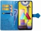 Чехол Vintage для Samsung Galaxy M31 / M315 книжка женский с визитницей голубой - изображение 4
