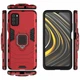 Чохол Fiji Ring для Xiaomi Redmi 9T броньований бампер з червоним кільцем - зображення 3