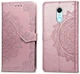 Чохол Vintage для Xiaomi Redmi 5 книжка шкіра PU з візитницею рожевий - зображення 8