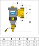 Дешламатор CALEFFI DIRTMAG 3/4" (545305) - изображение 2