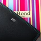 Женский кожаный кошелек Rainbow DR. BOND WRN-2 black - изображение 3