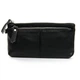 Женская кожаная косметичка Cosmetic bag A-00276-1 black - изображение 1